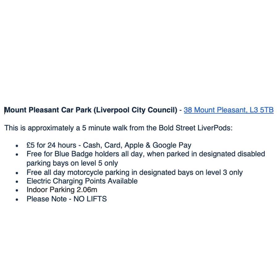 The Bold St Liverpods By Serviced Living Liverpool Extérieur photo